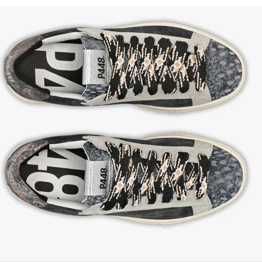 P448 Jack Denim Thea Sneaker- Metallic - Picture 10 of 12